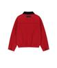 MATIN KIM Corduroy Contrast Trim Blouson Jumper In Red