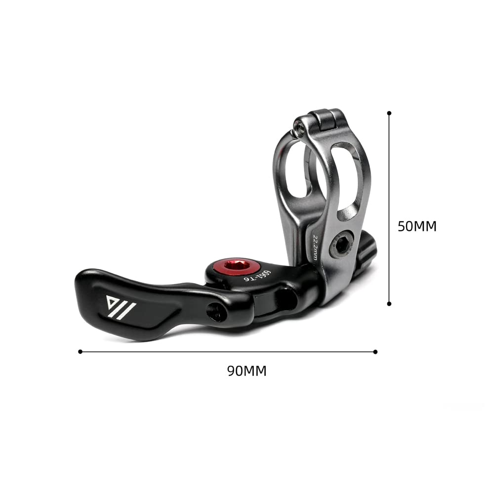 Xtahdge Bike Seatpost Dropper Remote Lever Shifter Bicycle Lift Seat Tube Control Switch for 22.2mm Handlebar Mountain Road Bike