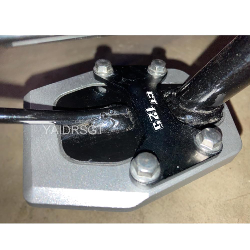 For Honda CT125 Hunter Cub) JA65) 2023-2024 Trail 125) JA65) 2023-2024 Motorcycle Kickstand Motorcycle Side Bracket Motorcycle Side Bracket Pad