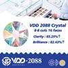 VDD SS16-SS30 High Quality  2088 Rhinestones Crystal Flatback 8 Big 8 Small 16cut Stones for DIY Crafts Nail Art Decoration