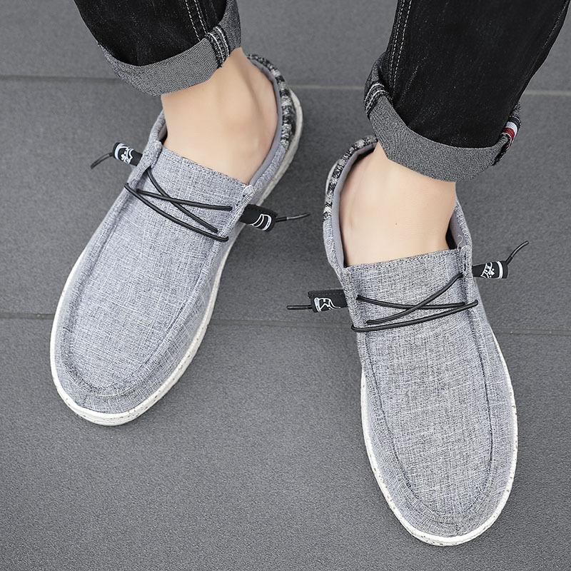 Large size low-top lazy shoes Four Seasons New Trend Outdoor Loafers Men's Outer Wear Foot Casual Shoes