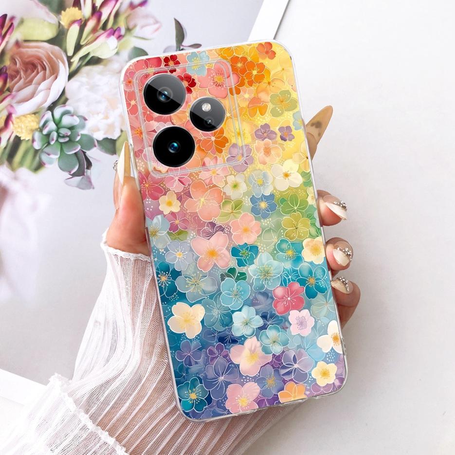 For Realme GT 7 GT7 T 5G Case RMX5061 Cute Lion Fashion Painted Cover Soft Silicone Phone Case For Realme GT 7 Pro GT7T 5G Shell