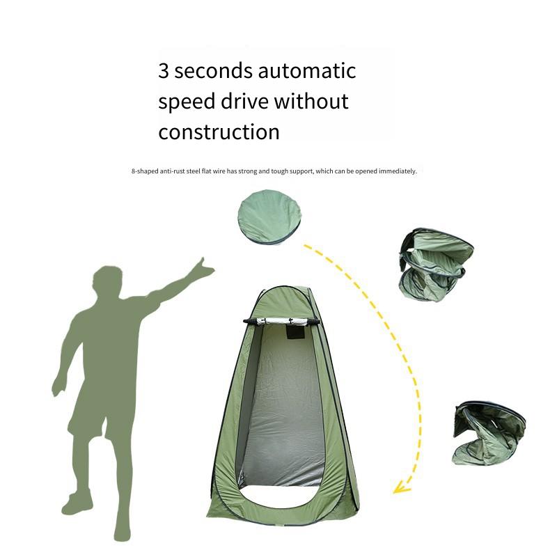 1pc Outdoor Bathing Tent Portable Outdoor Toilet Tent Changing Shower Bathing Tent Clothes Changing Cover No Setup Quick Start
