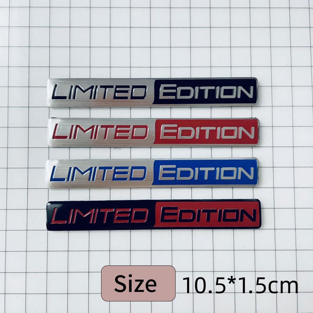 Limited Edition Emblem 3D Metal Badges Decal Motorcycle Sticker Auto Racing Sport Emblem for Rear Trunk Side Fender Car Motor