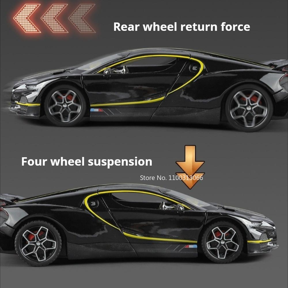 1:24 Tourbillon Huracan Sterrato Cars Alloy Toys Diecast Models Wheel Pull Back Doors Opened Sports Car Light Music Cars Boy Toy