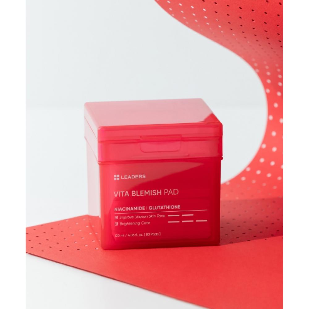 Leaders Cosmetics [main Item+refill] Leaders Blemish Trace Pad 120ml  80 Sheets+80 Sheets 