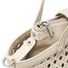Daks Ivory Mesh Twisted Detail Point Tote Bag Dcba6e189iv