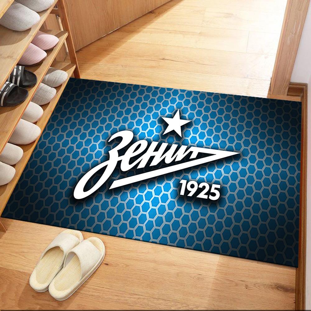Blue Fc Zenit Saint Petersburg Square Rugs Are a Great Choice for Living Rooms, Bedrooms, Home Décor, and As Gifts.