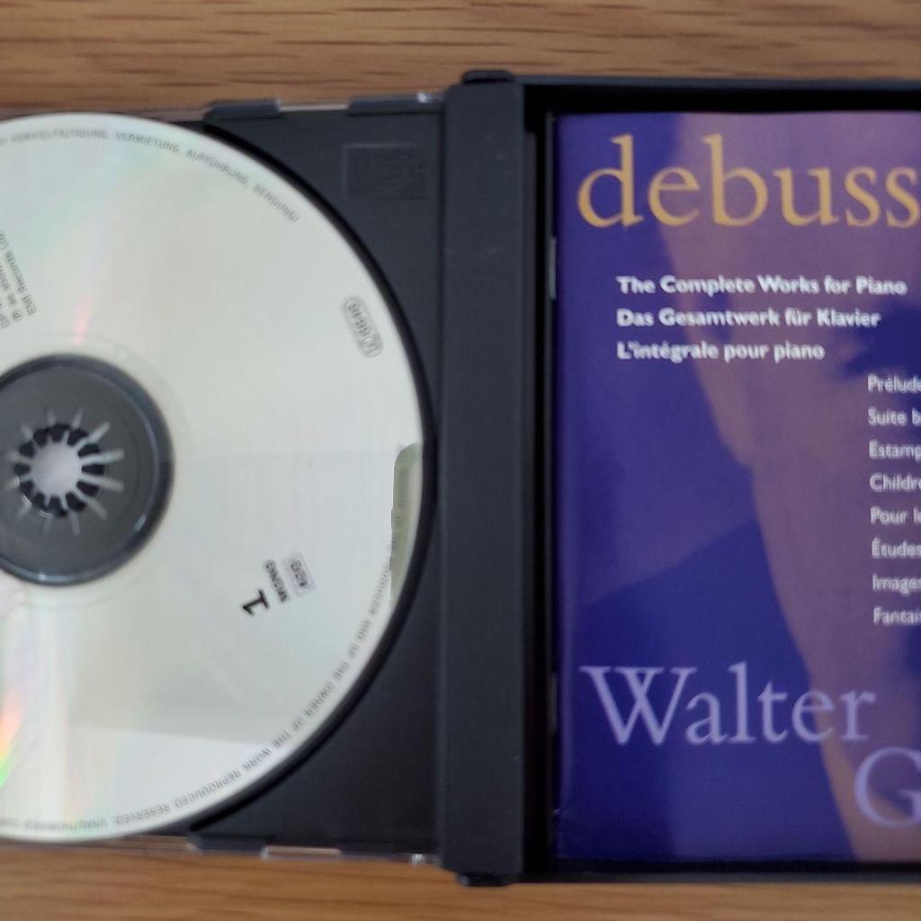 [USED] Debussy: Complete Piano Works / Walter Gieseking 4CD