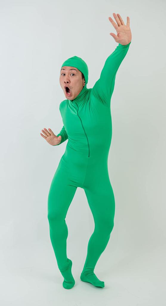022AM Foolish Eggplant Full Body Tights Set Full Body Tights Eggplant Kigurumi Costume for Cultural School Adult Funny Event [Lucan] [Natural,