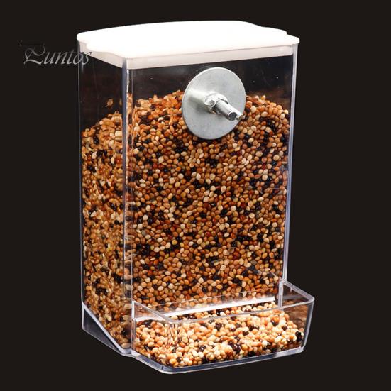 Durable Automatic Solid Bird Food Container Parrot Budgie Small Birds Feeder Pet Supplies