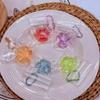 1/3/5Pcs Glitter Cat Paw Squishy Fidget Keychain Jelly Soft Squeeze Decompression Toy Portable Stress Relief Bag Charm