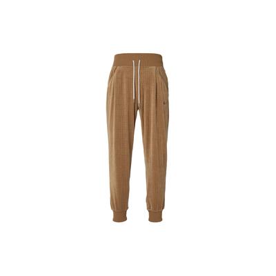 Jednofarebné tepláky s vysokým pásom Dámske spodky Yale-Brown Ironstone DV7821-270