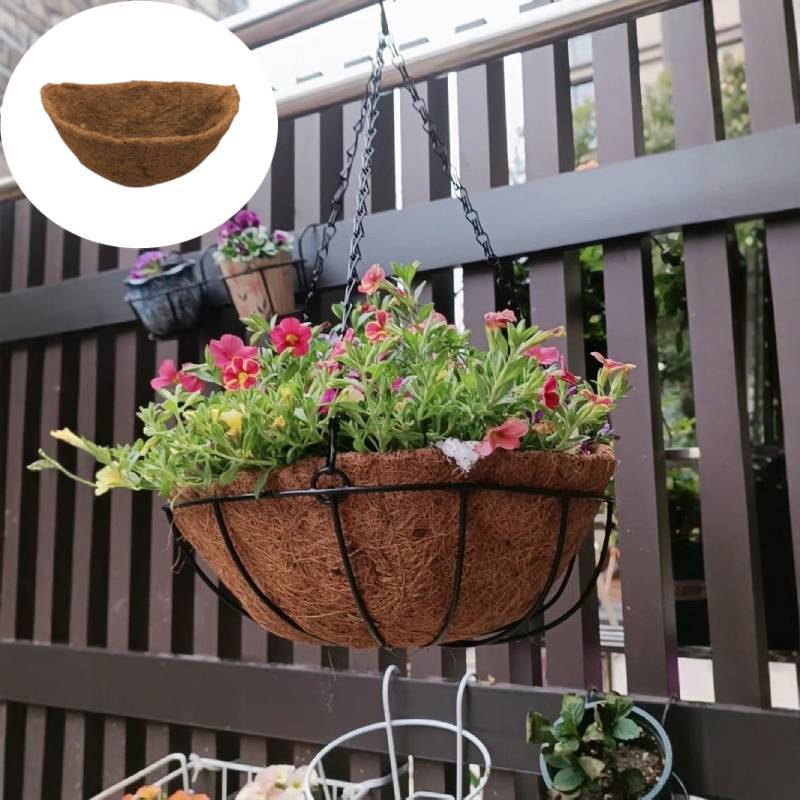 Hangende Kokosvezel Plantenbak Met Ademend Ontwerp Voor Balkon Tuiniers En Woondecoratie