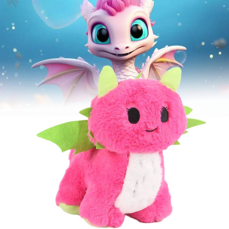 Dragon Flying Pitaya Plush Toy Doll Pillow Pp Cotton Filling Children Gifts
