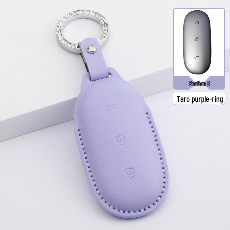 High-End Shell Buckle Key Case for Ideal L6/L7/L8/L9 Mega Car - Unisex