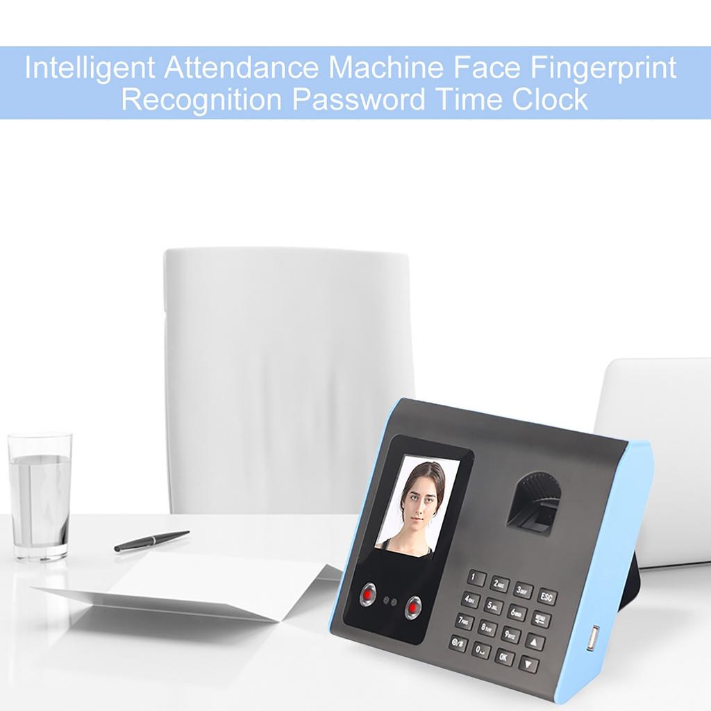 Intelligent Attendance Machine Face Fingerprint Recognition Password Time Clock