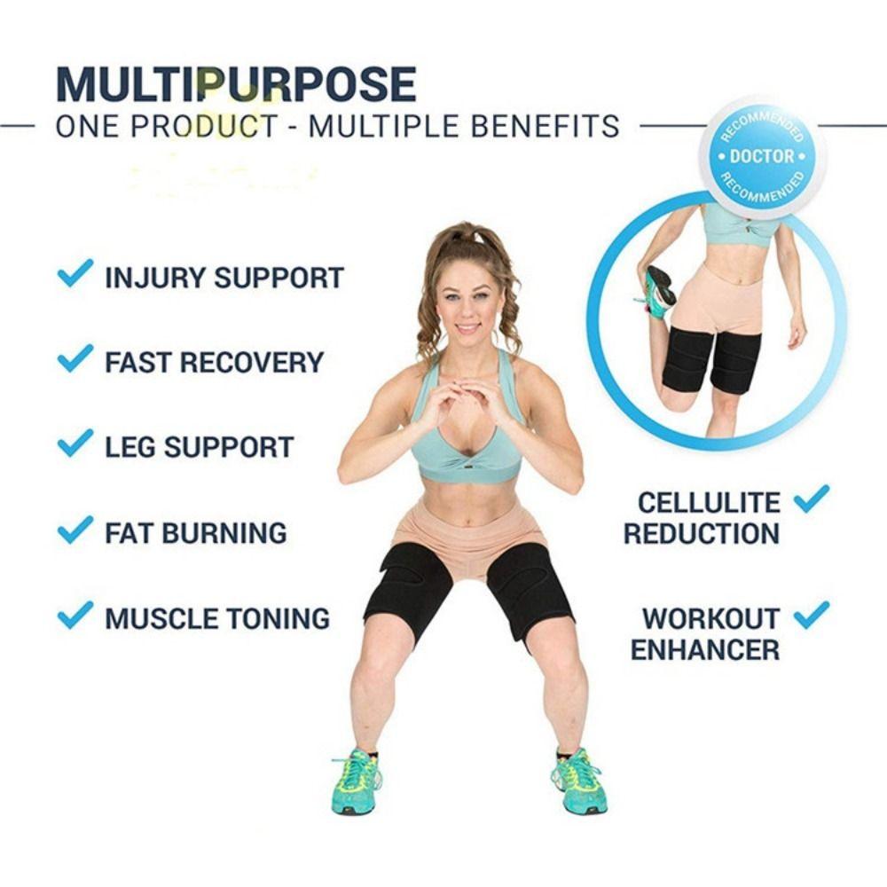 1 Pair Compression Leg Support Thin & Light Upper Leg Sleeves Hamstring Support Leg Guards  Running