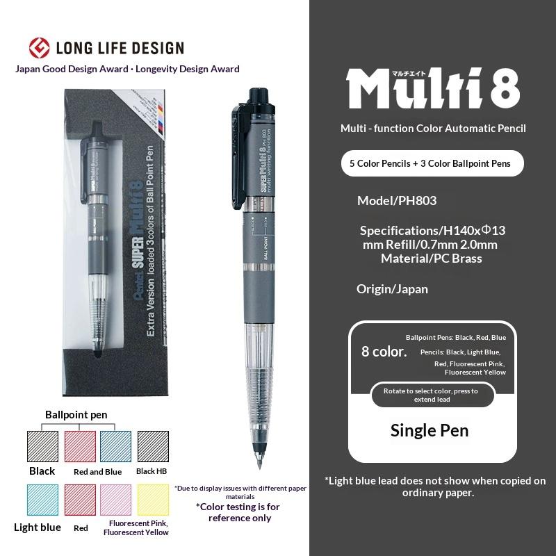 Pentel Multi 8 Krāsainu Zīmuļu Komplekts