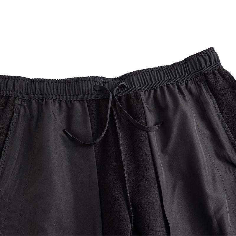 Anta Master Waist Fleece Warm Comfortable Versatile Business Casual Straight Leg Pants Men bottoms Basic-Black 152617501N-3