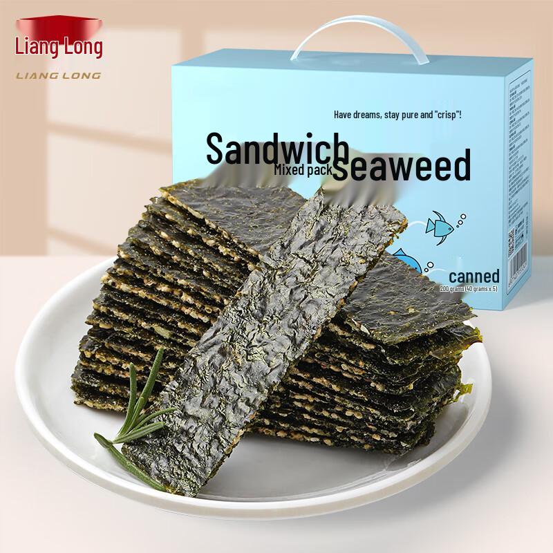 Laing Long Sesame Sandwich Seaweed Crisps