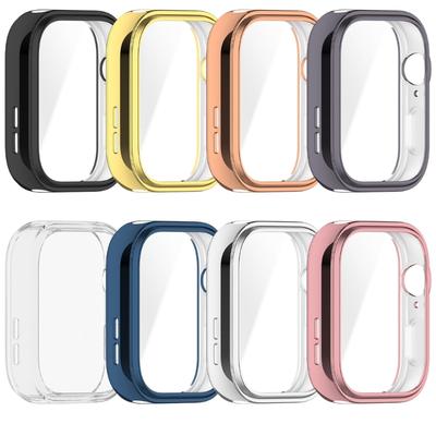 Watch Cover TPU Case for Watch Fit 3 Scratchproof Full Coverage Housing Watch Protector Case Frame Shell Dustproof