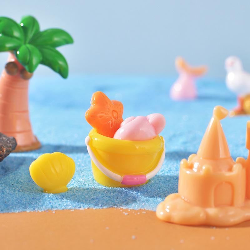 Resin Lighthouse Beach Figurine, Micro Landscape Ornament for Aquarium Decor, DIY Fish Tank Terrarium Accessory