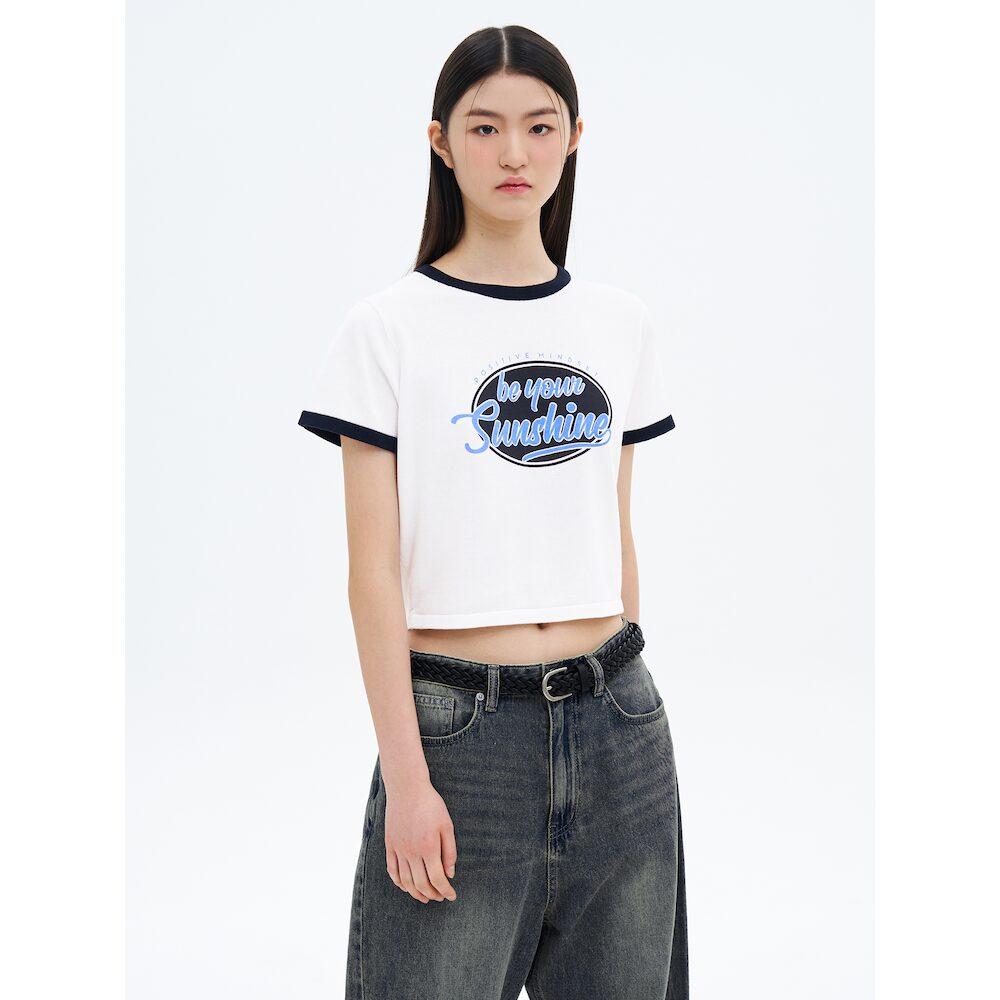8Seconds Printed Short Sleeve Pullover Ivory Ivory/S