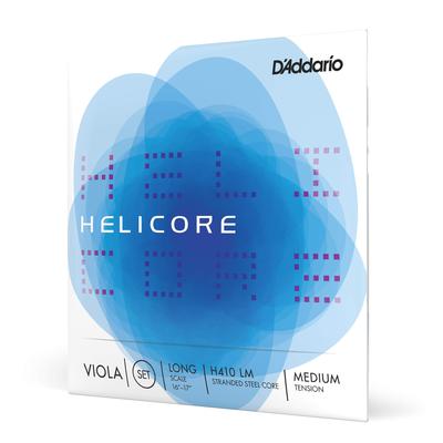Bratsche Saiten H410 LM Helicore Bratsche Langskala D'Addario Saiten/Satz (4 Saiten) []