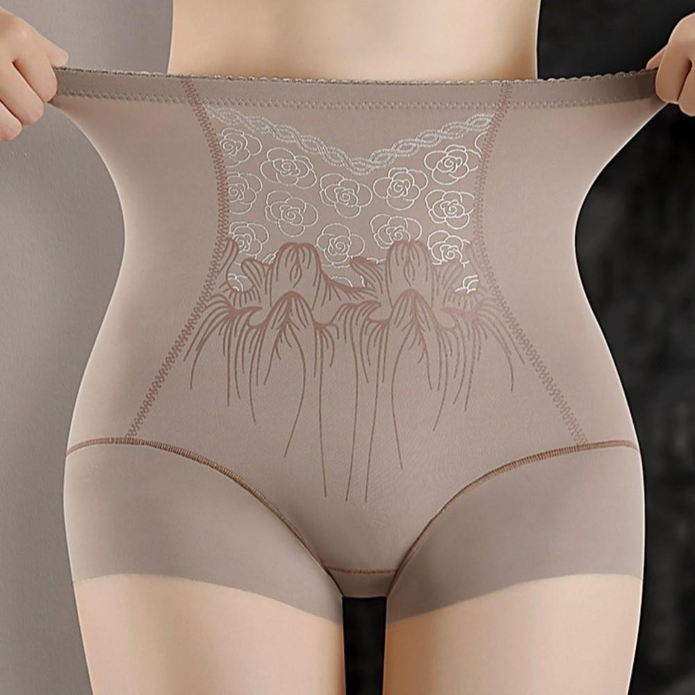 Shapewear Postpartum Body Shaper Flower Seamless Underpants Breathable Butt Lifter Briefs  Lady