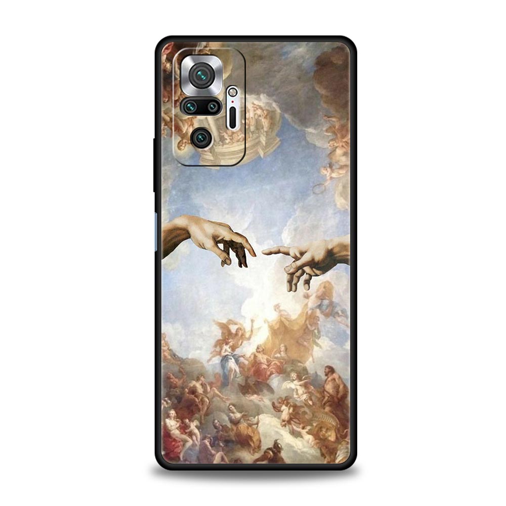 Renaissance Art Painting Phone Case For Xiaomi Redmi Note 14 13 5G 10 11 12 Pro Plus 4G 14C 13C 12C 10C Black Cover