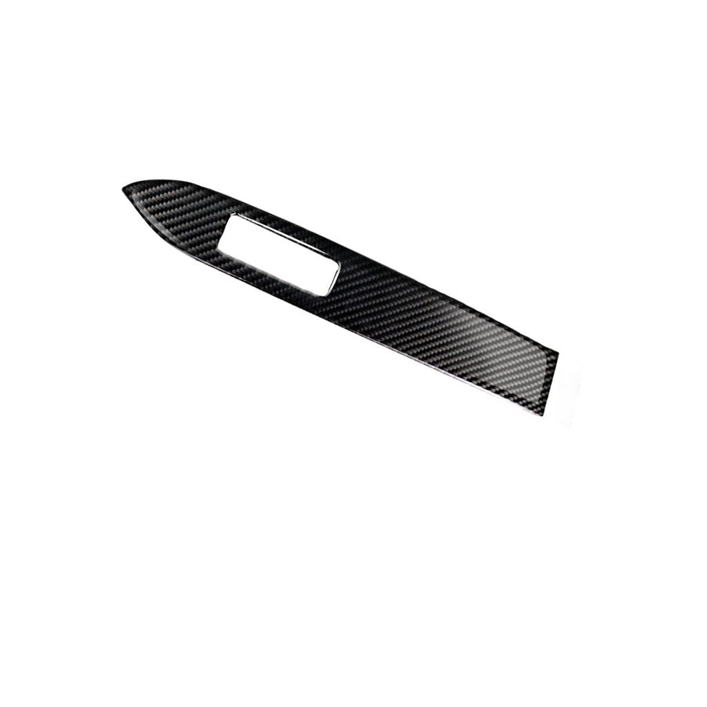 

For Ford Mustang 15-19 Interior Car Dashboard Decoration Strip Car-Styling Sticker Accessories Carbon Fiber Protector for Mustang (15-19 чёрный