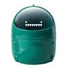 Desktop Trash Can Plastic with Lid Mini Small Cute Shaped for Dining Table Desk Home Office Easy Storage S Green