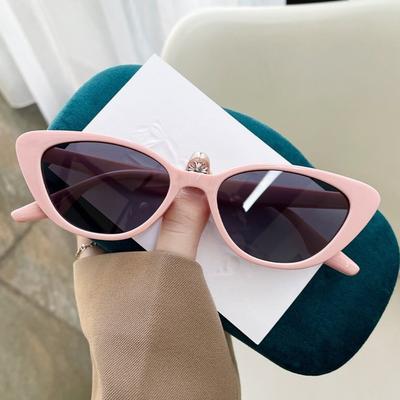 3 Stück Hip-Hop Kleine Katzenaugen-Sonnenbrillen Damen Brillen Brillen mit Retro-Stil Gläsern
