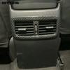 For Mazda CX-30 CX30 - 2024 Carbon Fiber Armrest Box Rear Air Vent Outlet Cover Trim Interior Accessories Car Styling
