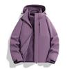 Mens Winter 3-in-1 Waterproof Windproof Hiking Jacket With Removable Fleece Liner Outdoor Mountaineering