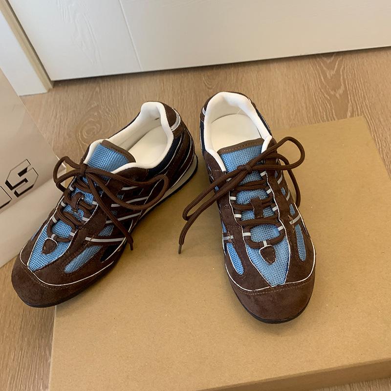 

[Fanfuna] Retro German training shoes for women s 2025 autumn new niche versatile contrasting colors breathable casual sports shoes tide 40 коричневый