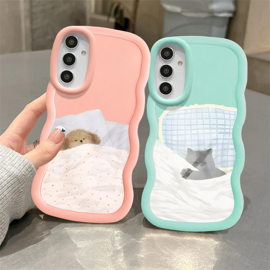 Mjukt mobilskal för Samsung Galaxy A21s A15 A52 A14 A11 A13 A12 A16 A22 A53 A06 A23 A33 A03 A04 A05 Tecknad Hund