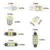 28x Lumini LED pentru interiorul mașinii pentru dom Lampă plăcuță de înmatriculare Kit accesorii auto Lumini pentru decorare auto LED Tuning Durabil