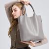 Ladies Soft Cowhide Luxury Designer Bucket Bag Women's Classic Genuine Cow Leather Shoulder Bags Female Large Capacity Handbags