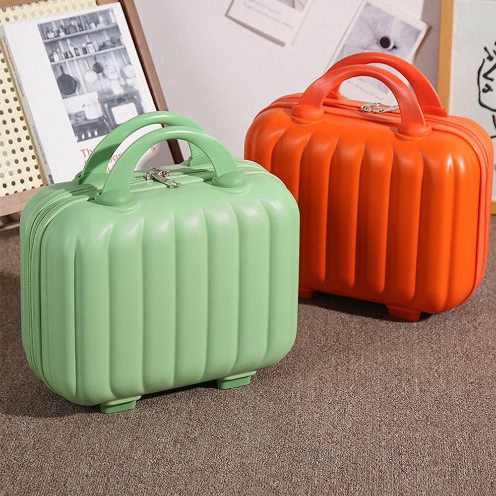 Suitcase Candy Color Suitcase Storage Toiletry Box 14-inch Cosmetic Cases  Outdoor