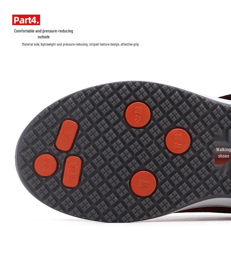 Comfortable Soft Sole Sneakers for Middle-Aged & Elderly: Walking, Travel & Couple Shoes