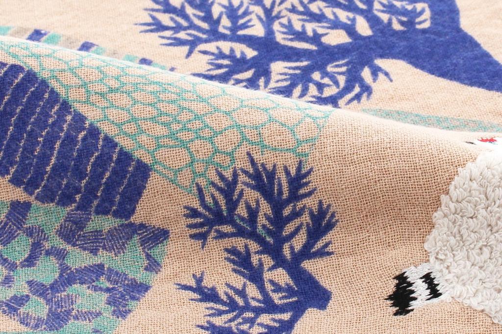 Kusunokibashi Monori Hand 25cm X MiW Fluffy Animal Towel, Beige, Approx. 25cm, Handkerchief, Ptarmigan, A-64787-86-BE