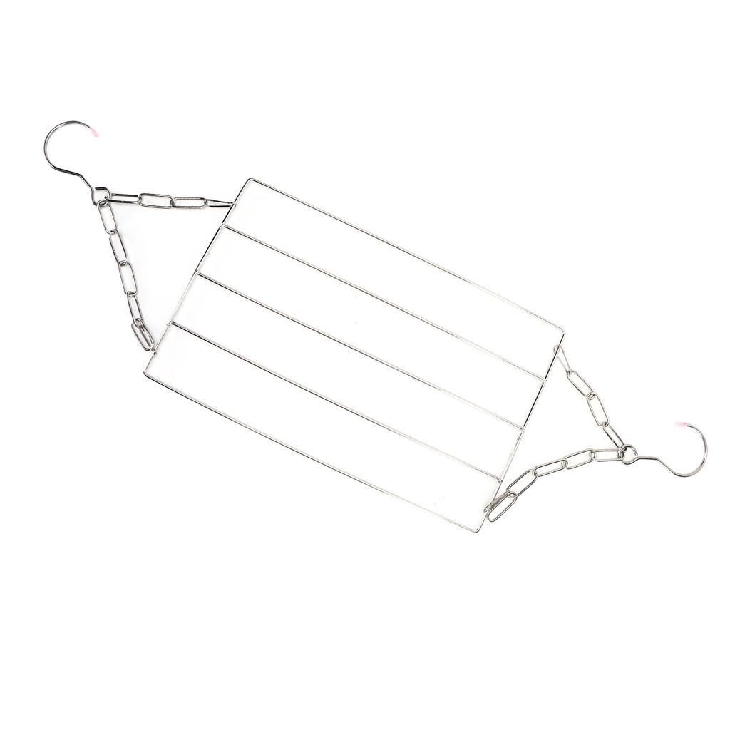 Wäscheständer Edelstahl Multifunktional Hängend Silber Kleiderständer zum Aufhängen von Kleidung Handtüchern Socken