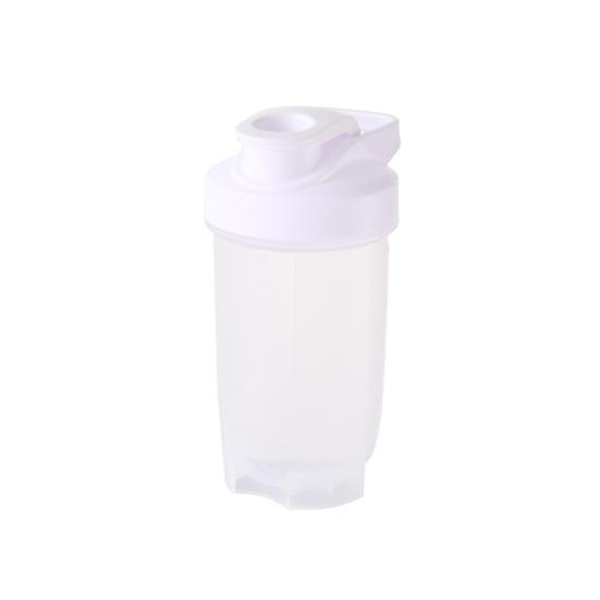 1 Set 400ML Water Cup Leak-Proof Portable Shaker Bottle High-temperature Resistant Shaker Cup for Drinks Milk