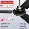 Midea FC120-BA 48-inch Ceiling Fan CN plug (adapter included)