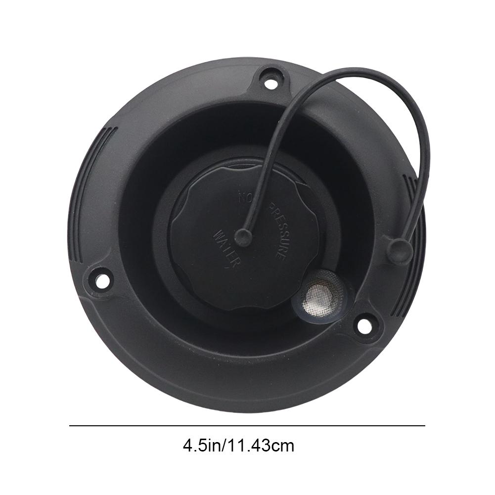 Schwerkraft Frischwasser Einfüllstutzen Einlass Kunststoff Wohnmobil Rund Frischwasser Schwerkraftstutzen für Wohnmobil Wohnwagen Anhänger Wohnwagen Teile