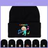 Knitted Jj Cocomelon Beanie Hat Printed Bonnet Kids Warm Hat Hip Cosplay Hop