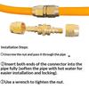 Spray Pipe Joint Non-Pressure Leakproof Quick Repair Connector for Home Garden Irrigation Spray Machine 1PC