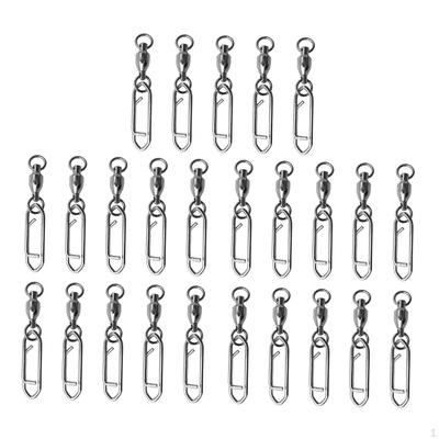 25 -Part Fishing Sizes Speed Clips Ball Bearing Made of Stainless Steel for Water
